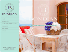 Tablet Screenshot of bondianliving.com